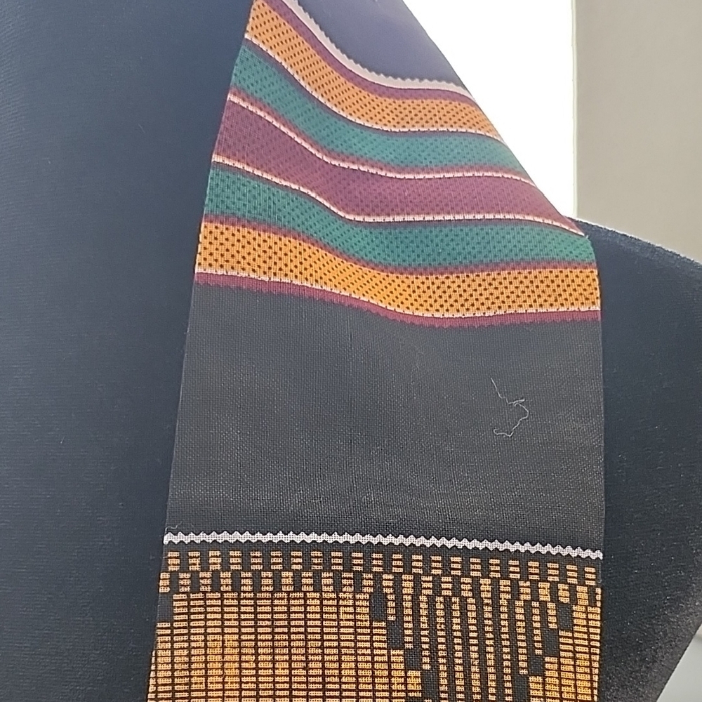 Graduation Stole Colorful Striped - Picture 2 of 3
